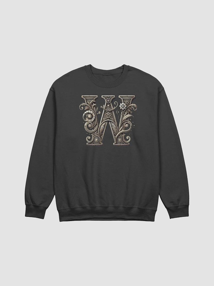 Vintage Floral 'W' Ornate Crewneck Sweatshirt product image (23)