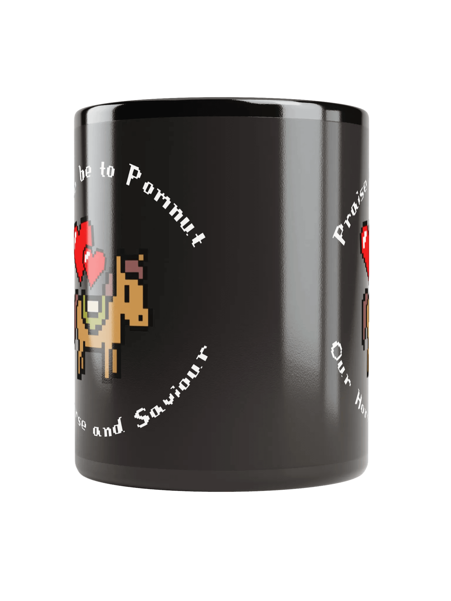 Praise be to Pomnut Mug - Black 11oz product image (5)