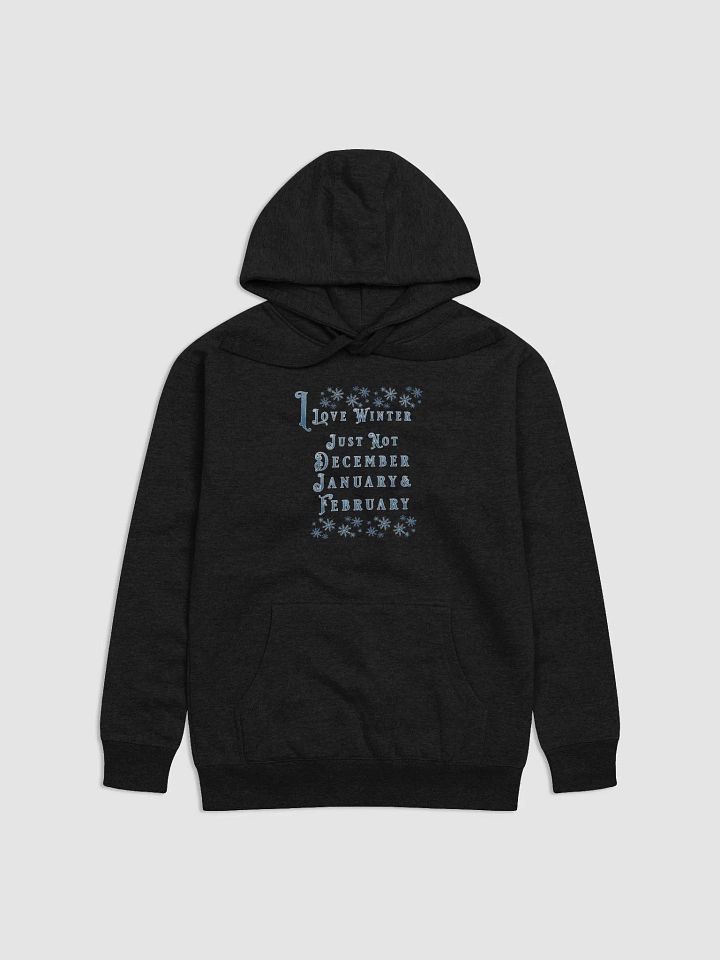 I Love Winter, Not Just December, January And February Hoodie product image (1)