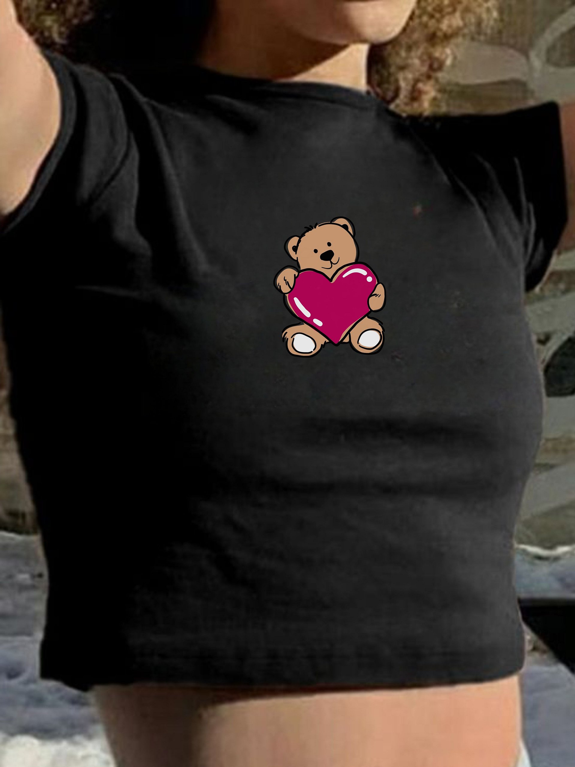Cute Bear Baby Tee product image (9)