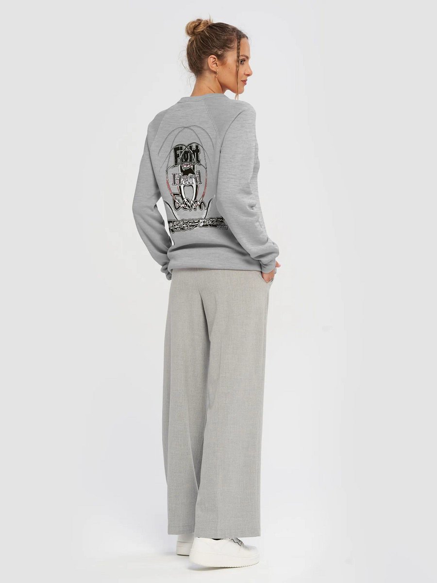Fight Hard Earn Respect - Unisex Sponge Fleece Raglan Sweatshirt product image (1)