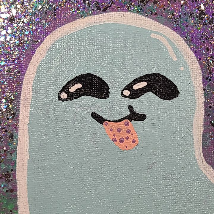 Boo Thang 4x6 painting on canvas product image (2)