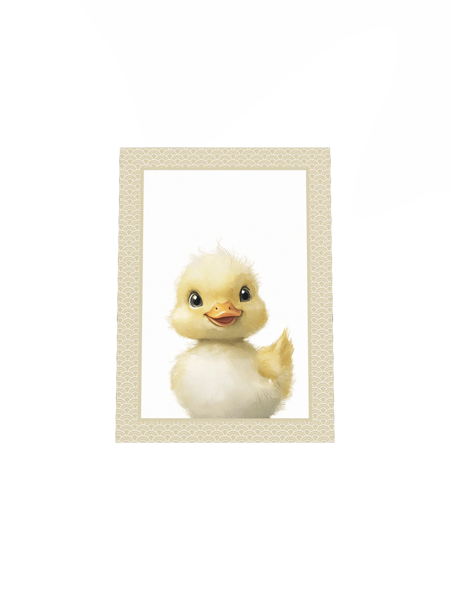 Fluffy Little Duck, Farm Nursery Print product image (5)