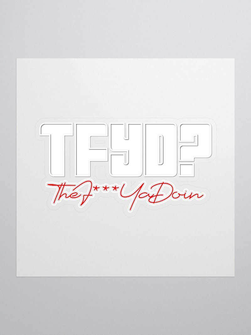 TFYD Sticker