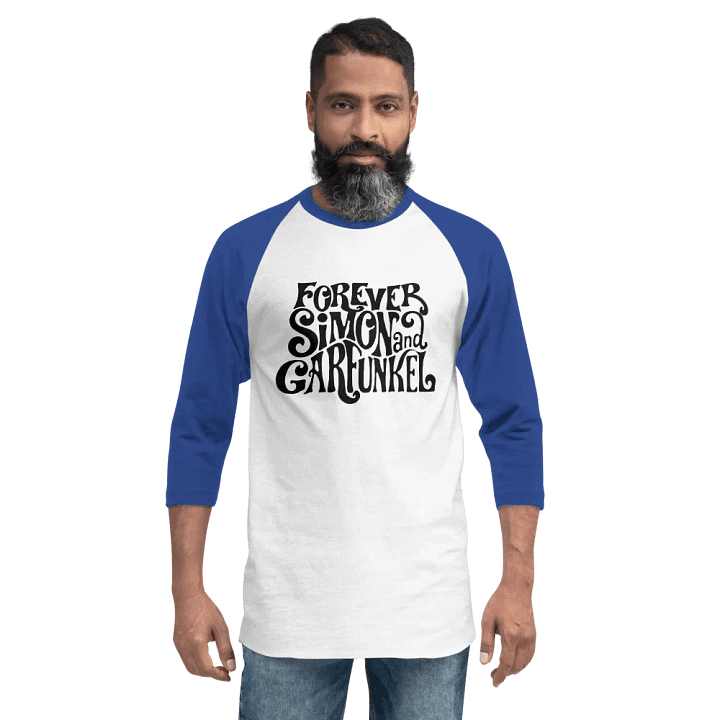 Forever Simon and Garfunkel ¾ Sleeve Baseball T-Shirt product image (2)