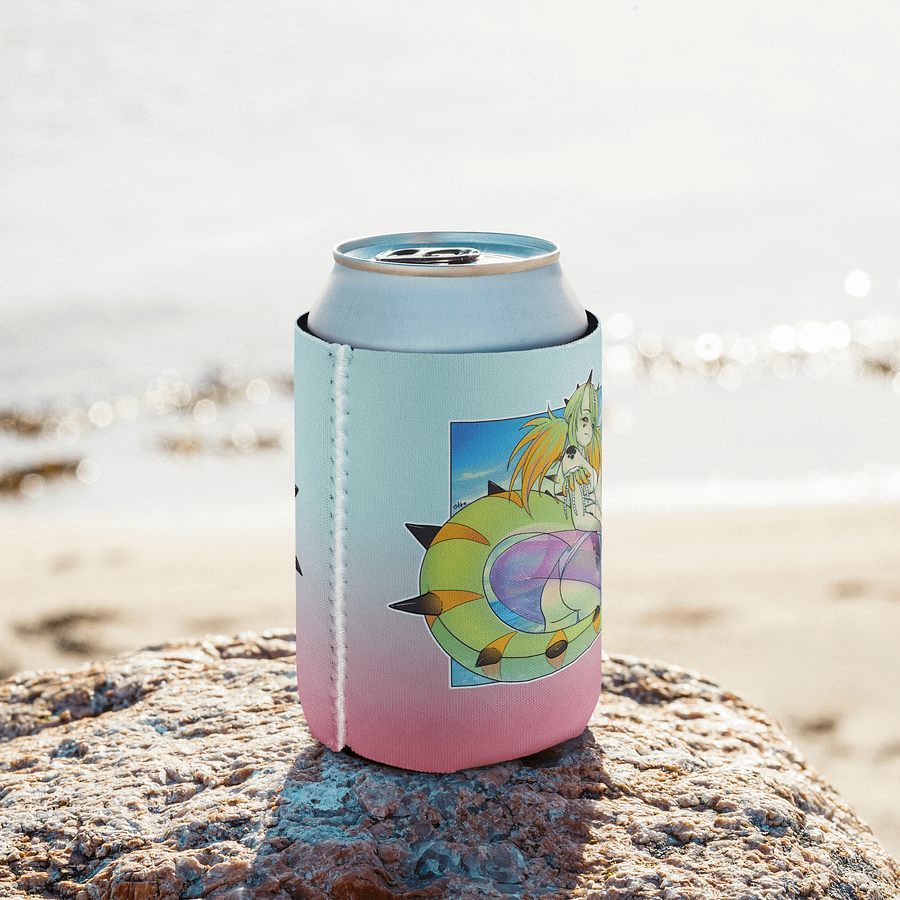 Hot Dino Girl Summer Coozie product image (8)
