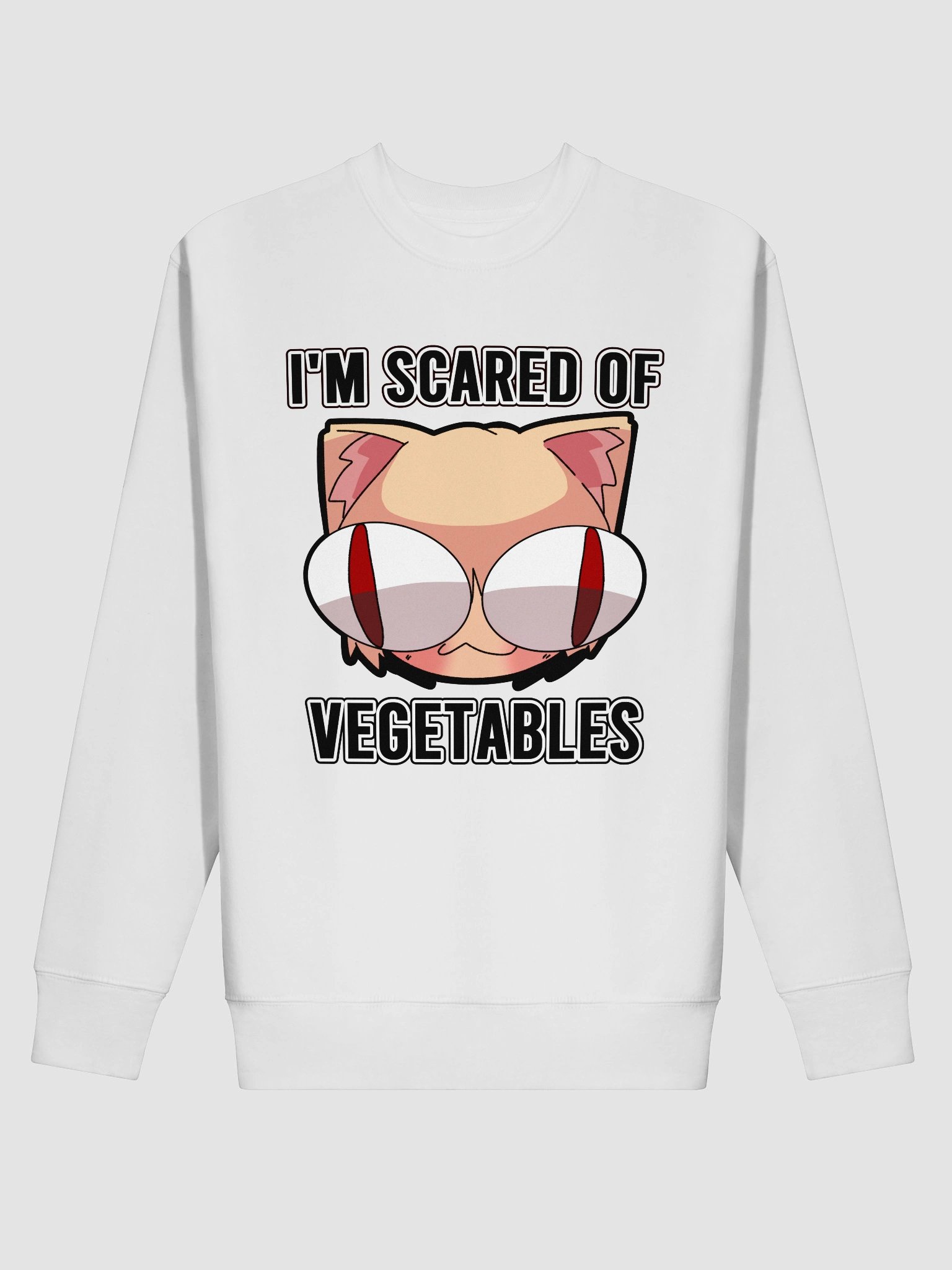 Neco Arc - I'm Scared of vegetables (Sweatshirt) product image (2)