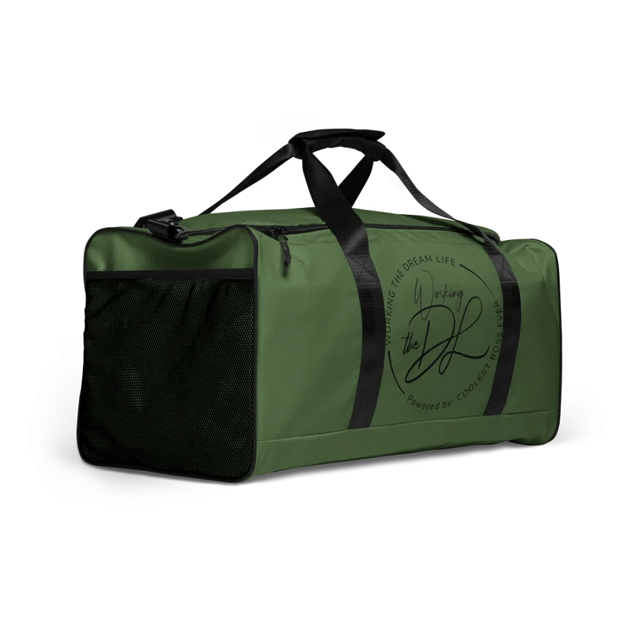 Green All-Over Print Duffle Bag – Working The Dream Life | Premium Travel & Work Lifestyle Statement product image (7)