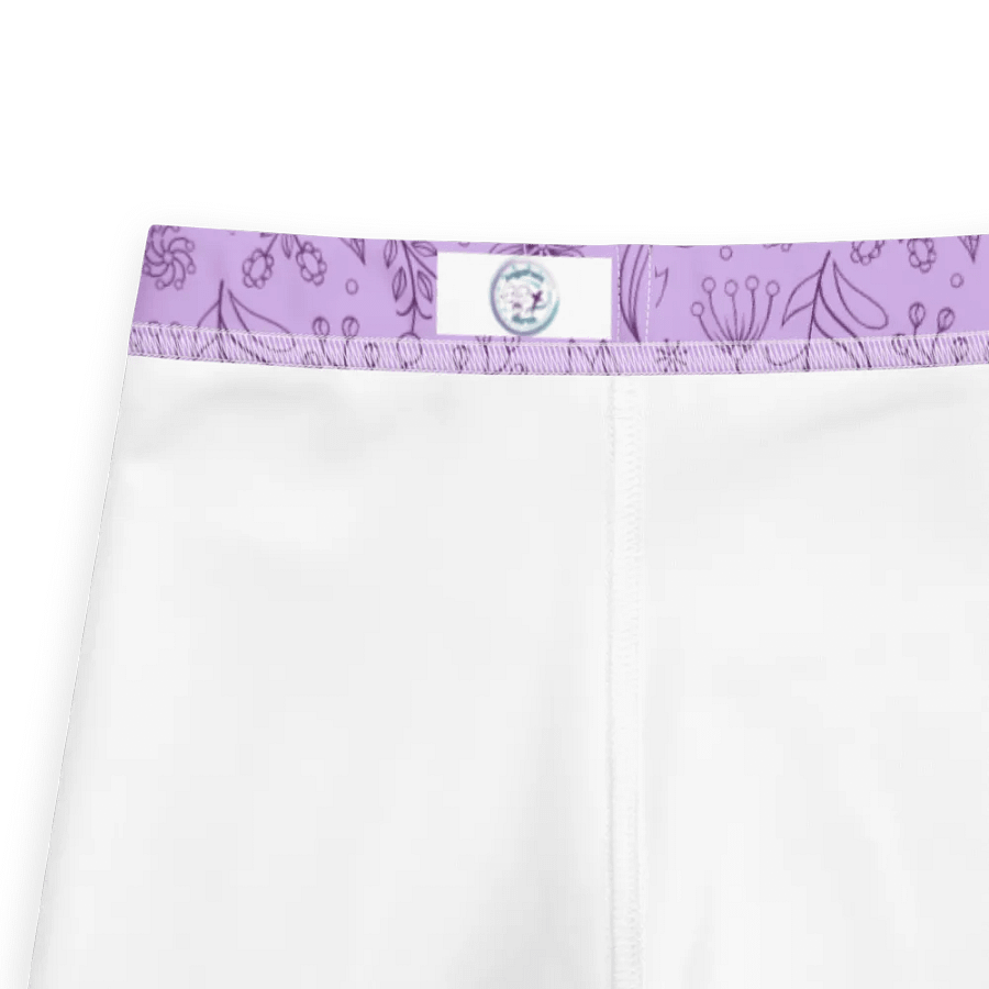 Light Purple Lilac Floral Kid's and Toddler's Leggings product image (10)