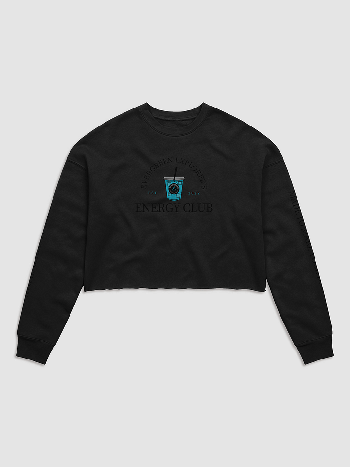 Energy Cropped Crewneck | Coffee Club product image (1)