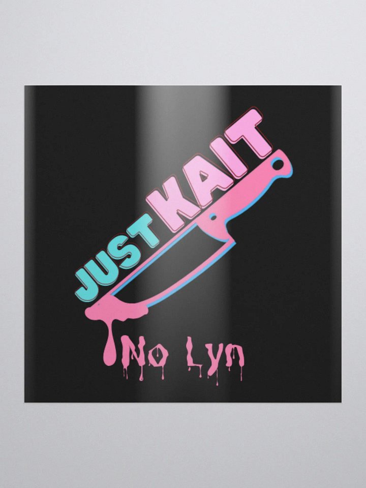 Black JustKaitNoLyn Sticker product image (1)