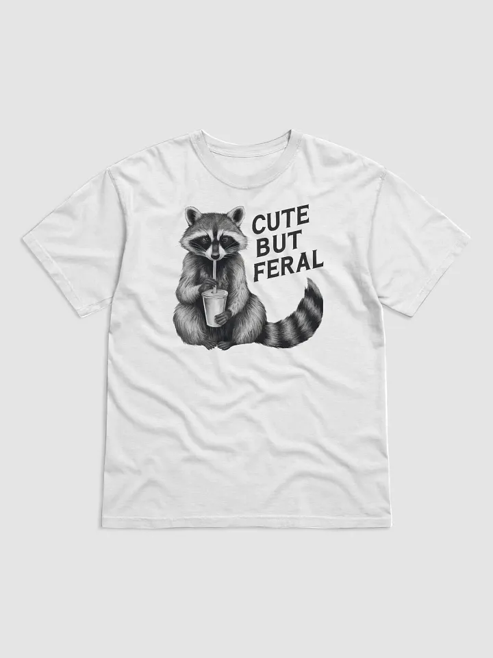 Cute But Feral Raccoon T-Shirt product image (1)