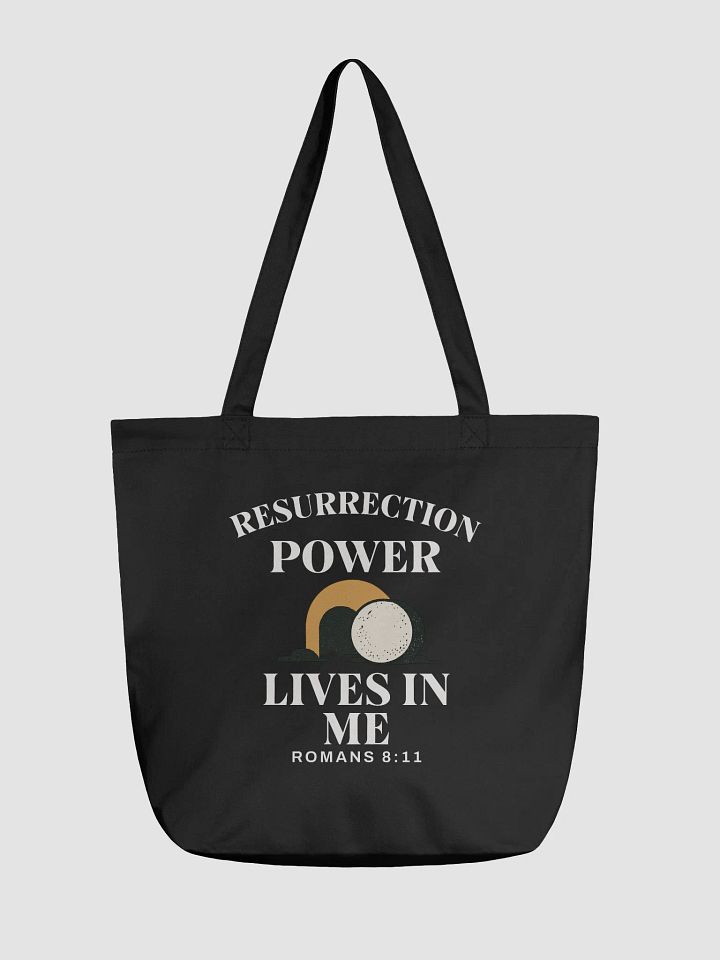 Resurrection Power Lives in Me – Christian Faith Tote Bag product image (1)