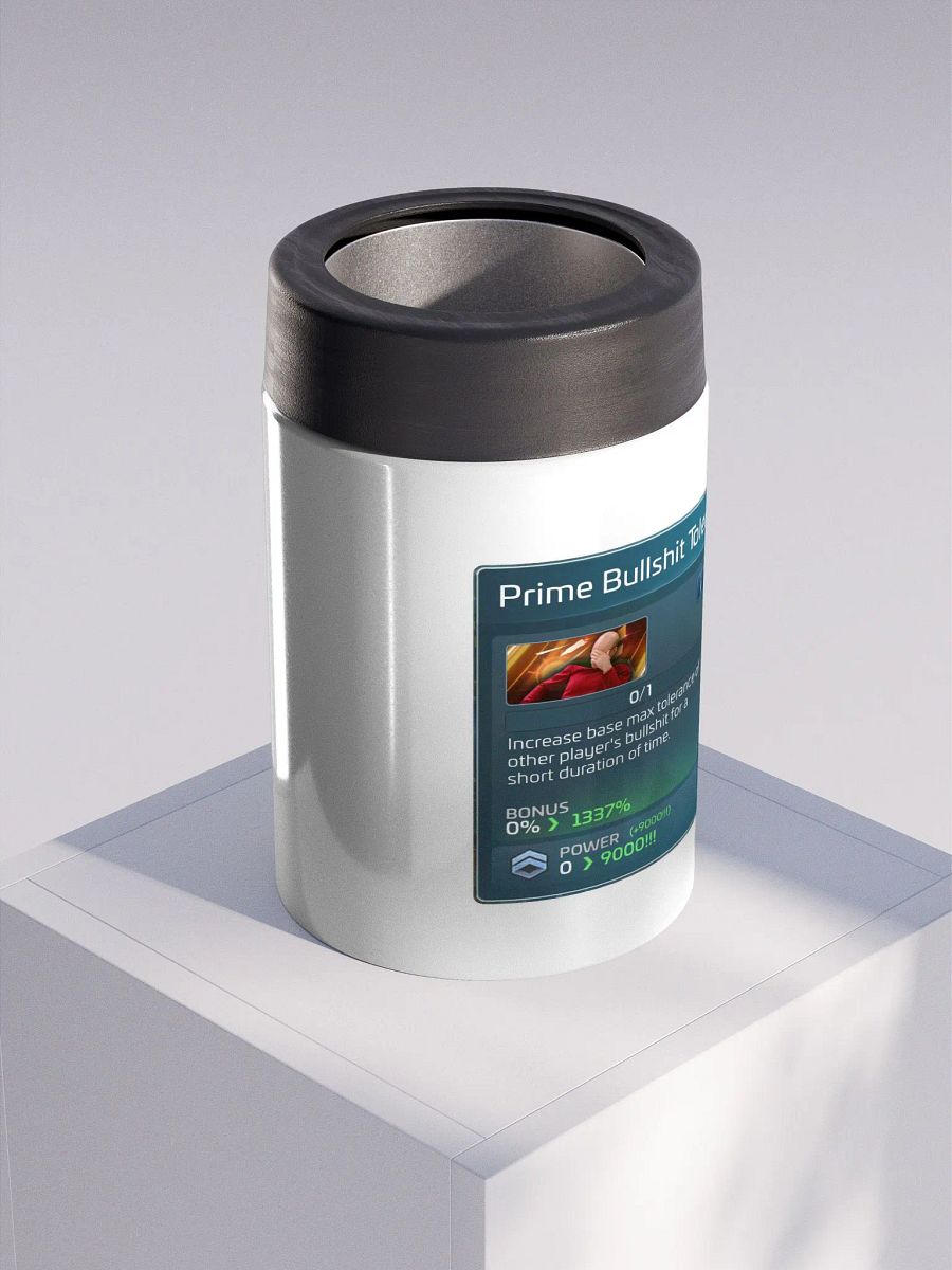 Prime Bullshit Tolerance (Color) Cooler product image (3)