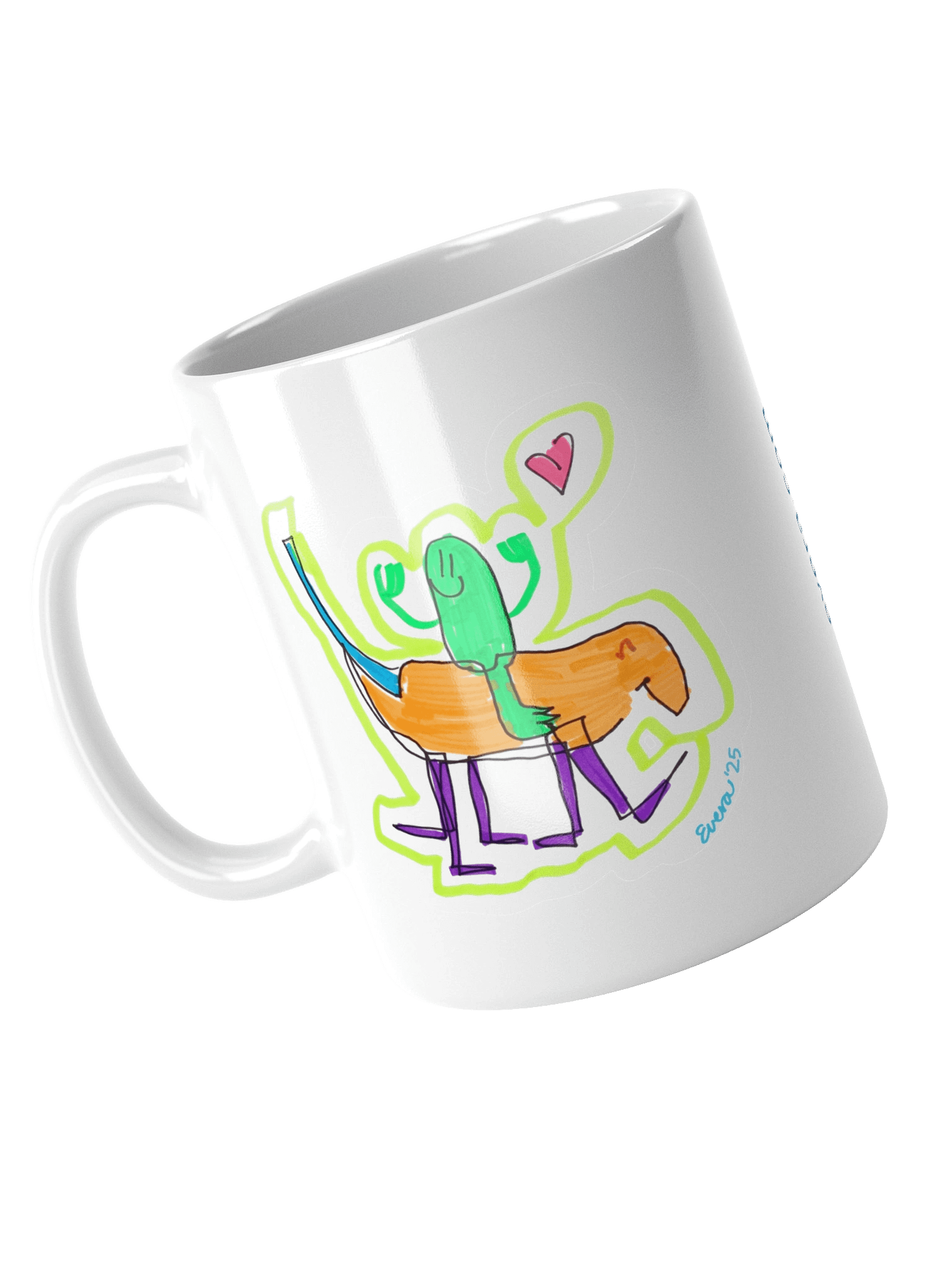 Pickle Riding a Five-Legged Corndog Mug product image (3)