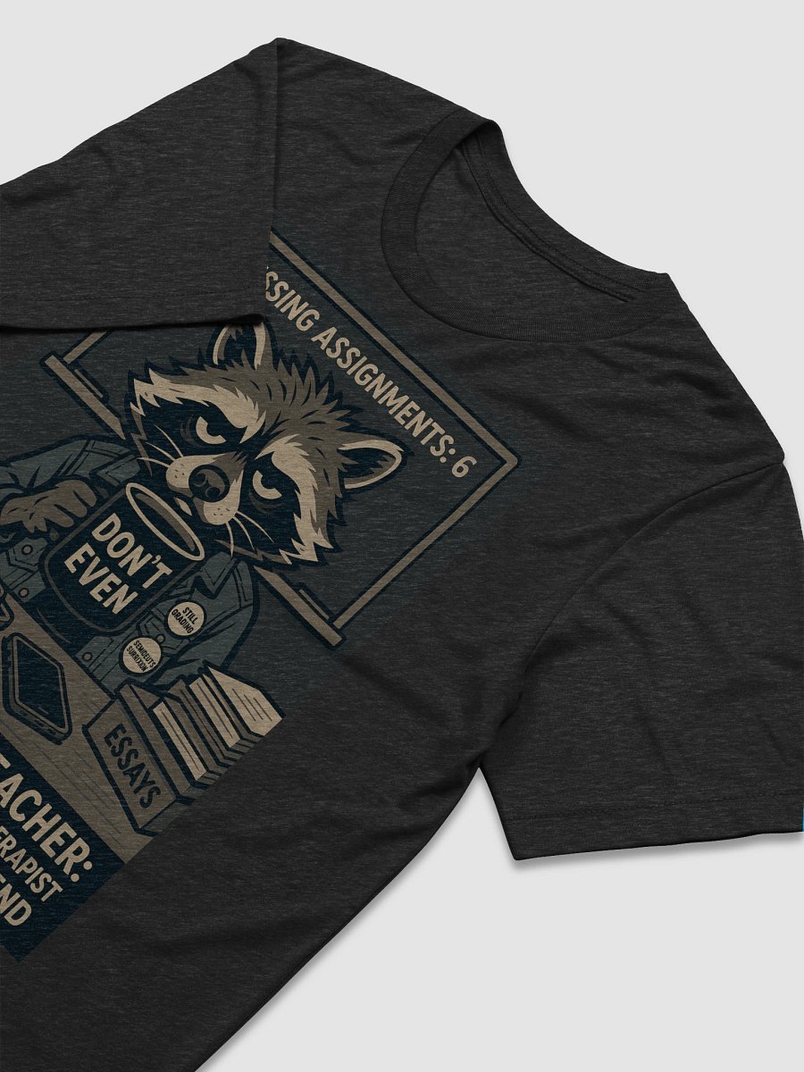 Sarcastic Raccoon High School Teacher T-Shirt product image (70)