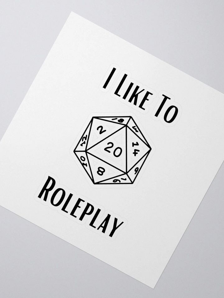 I like to Roleplay Sticker product image (5)