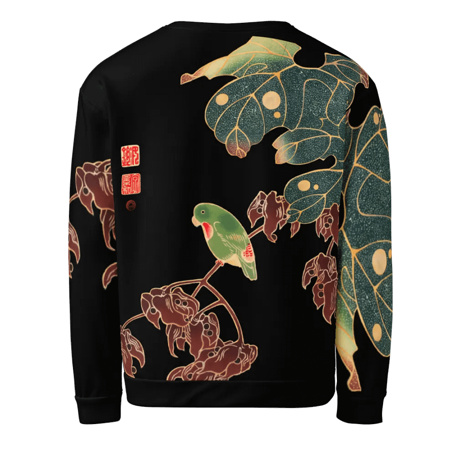 Birds All-Over Print Recycled Unisex Sweatshirt product image (4)