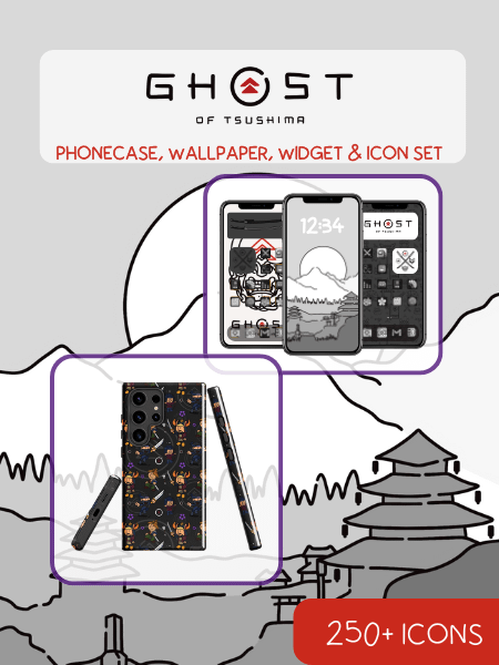 Ghost of Tsushima Black Samsung Toughcase & Theme Bundle product image (1)