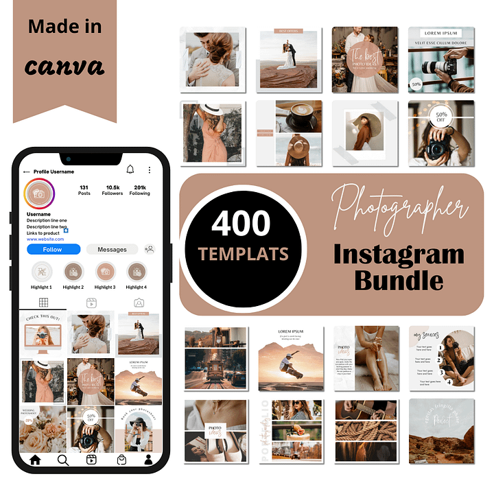Photographer Instagram Bundle product image (1)