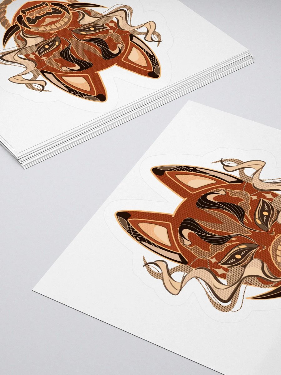 Geometric Dog Head Sticker product image (11)