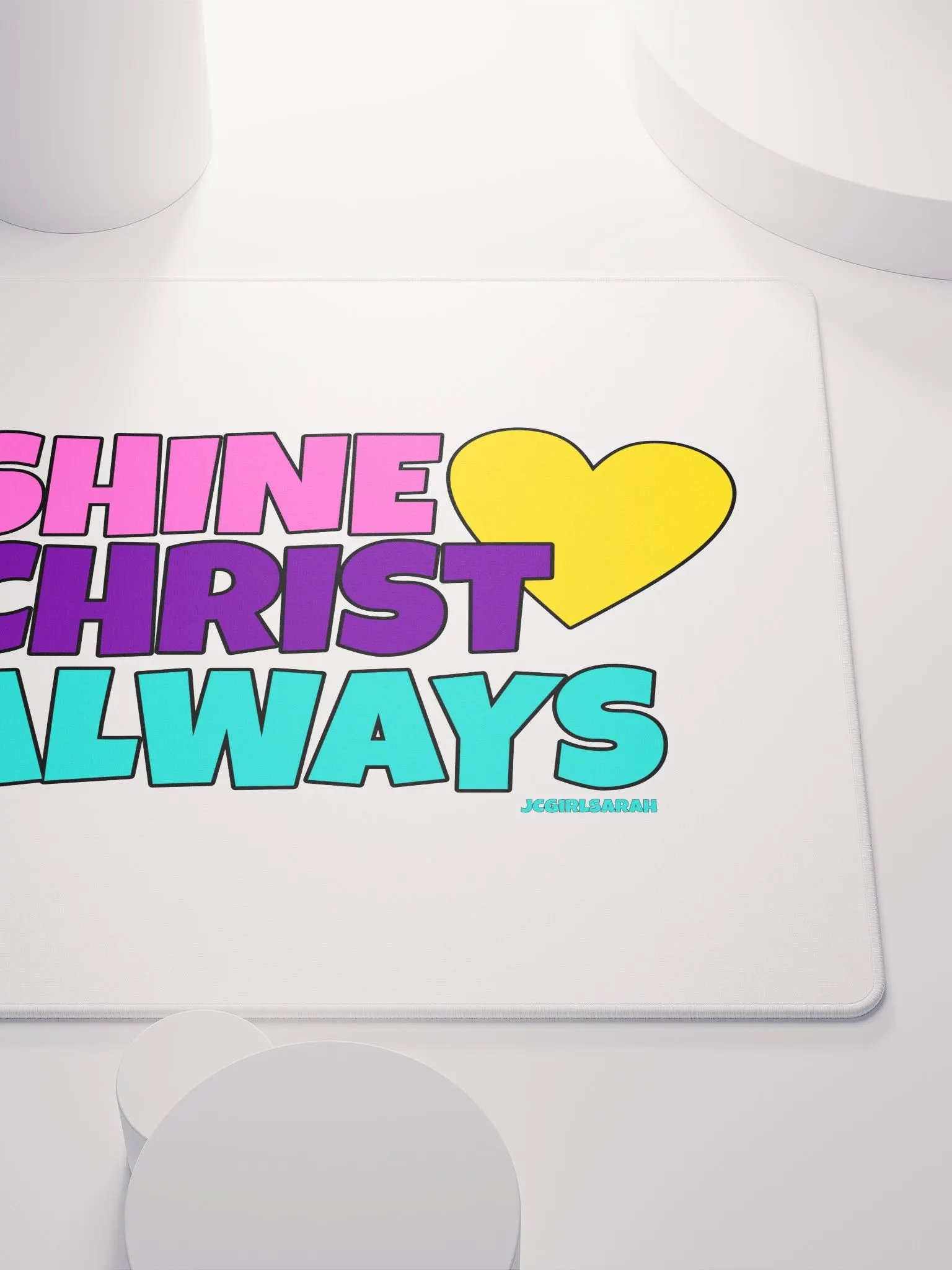 Shine Heart gaming mousepad product image (5)