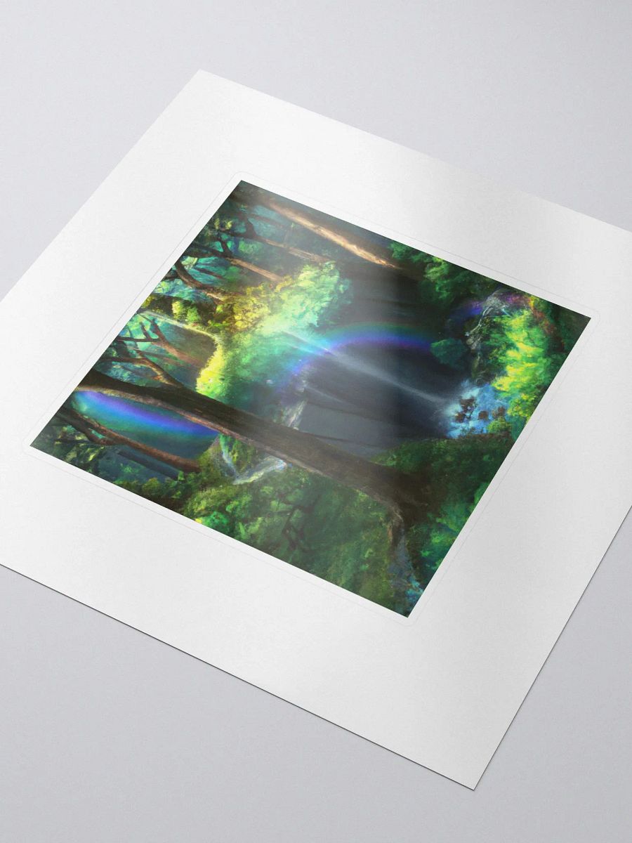 Galactic Wild Rainbow Waterfall Forest Sigma Sticker product image (3)