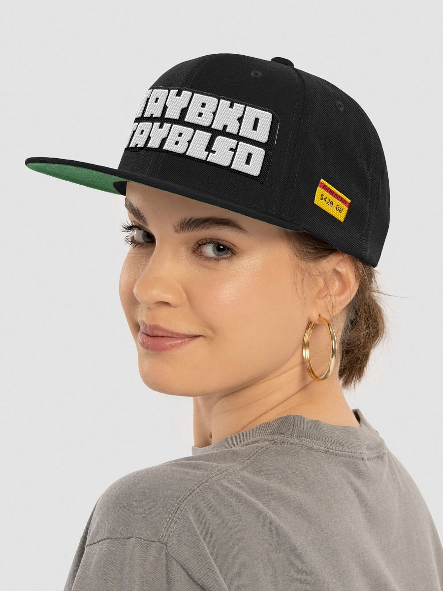 STAY BKD STAY BLSD Snapback Cap product image (1)