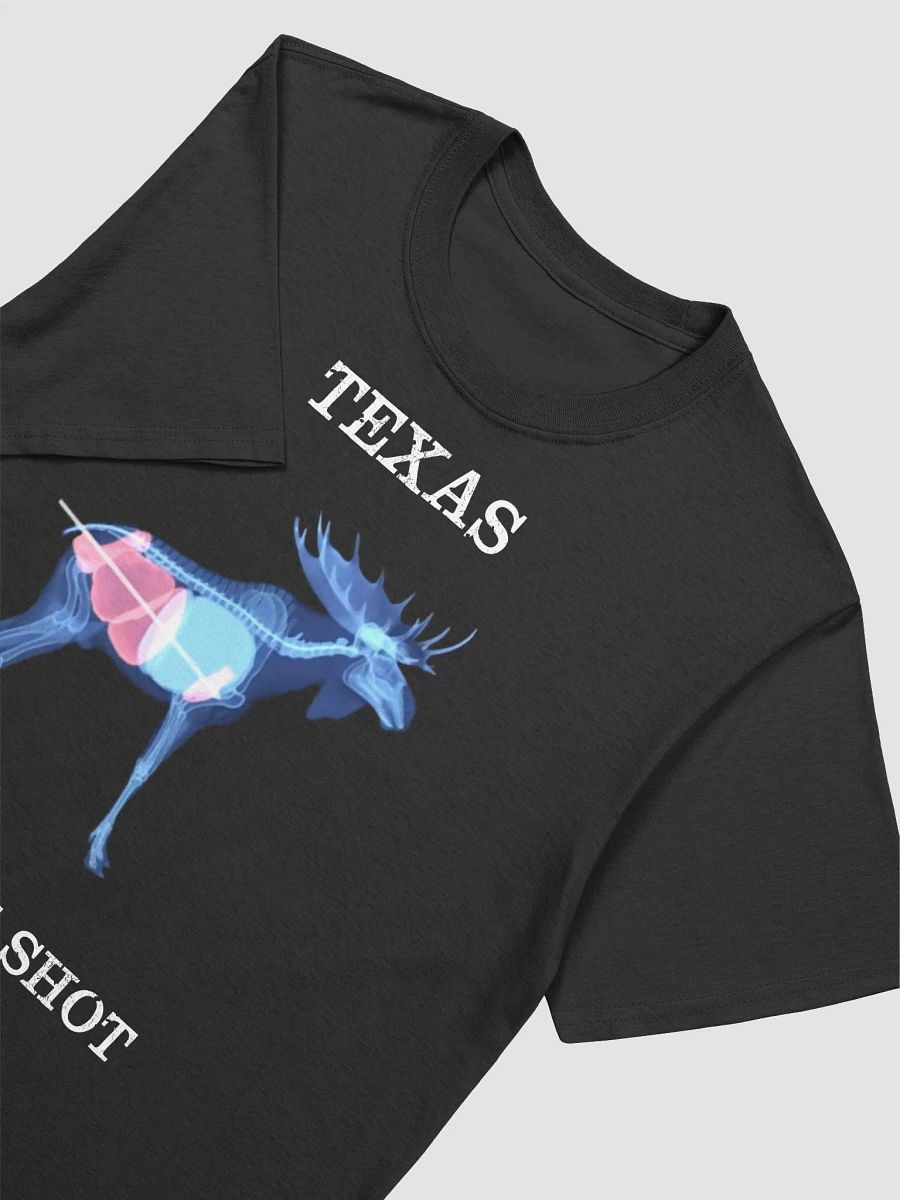 Texas Heart Shot Moose X-Ray T-Shirt -White Font product image (3)
