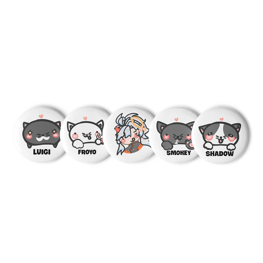 Kitteh - Pin Buttons product image (1)