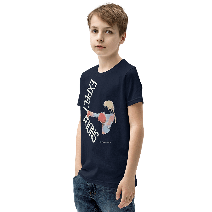 100% cotton Expectations Youth T-Shirt (dark) product image (15)
