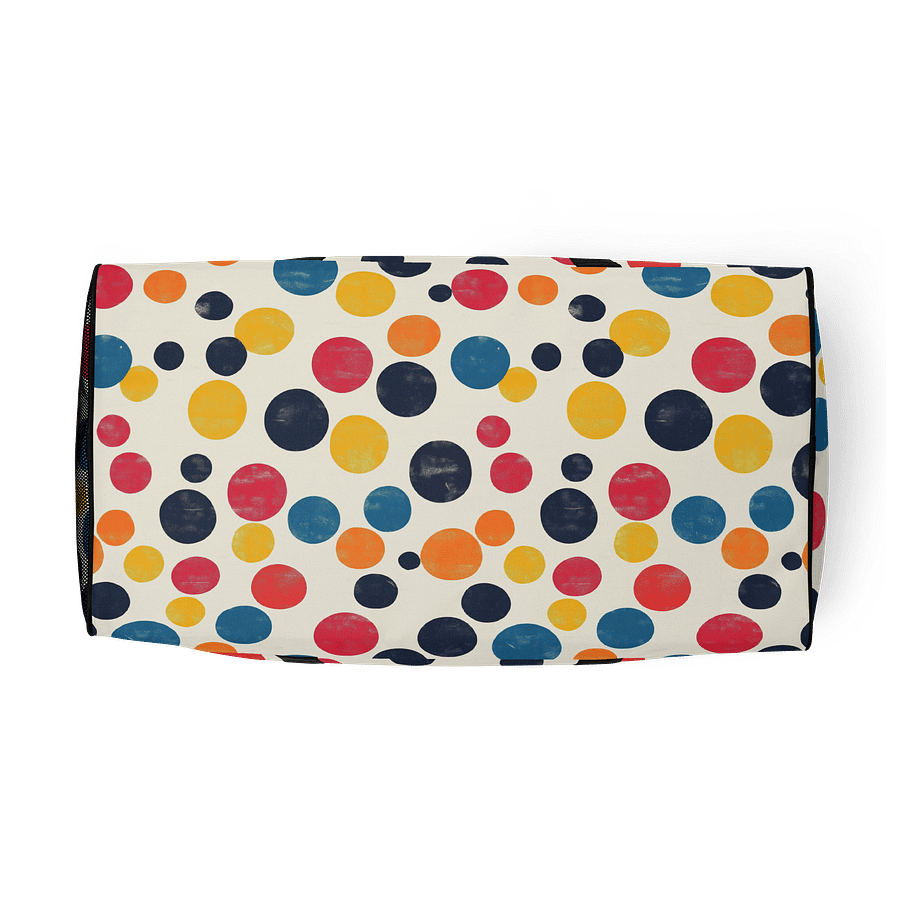 Polka Dot Illusion Vintage Retro Duffle Bag product image (7)