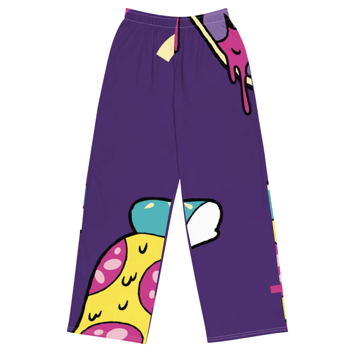 Melting Pizza Dreams Wide-Leg Pants product image (1)