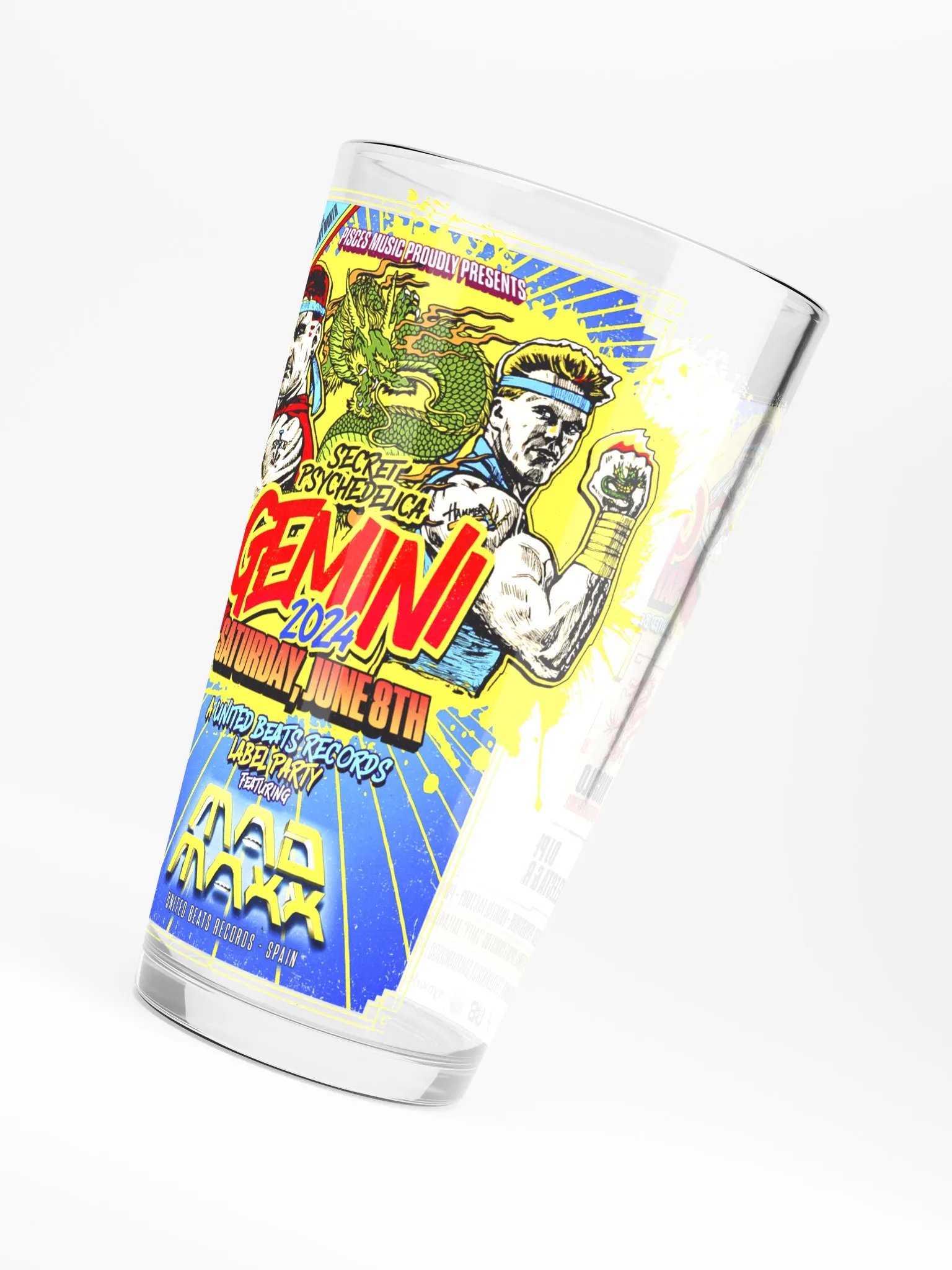 Gemini 2024 Shaker Pint Glass product image (4)