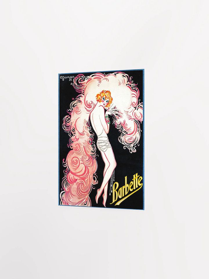 Vintage 1926 Barbette Theatre Poster Unframed product image (4)