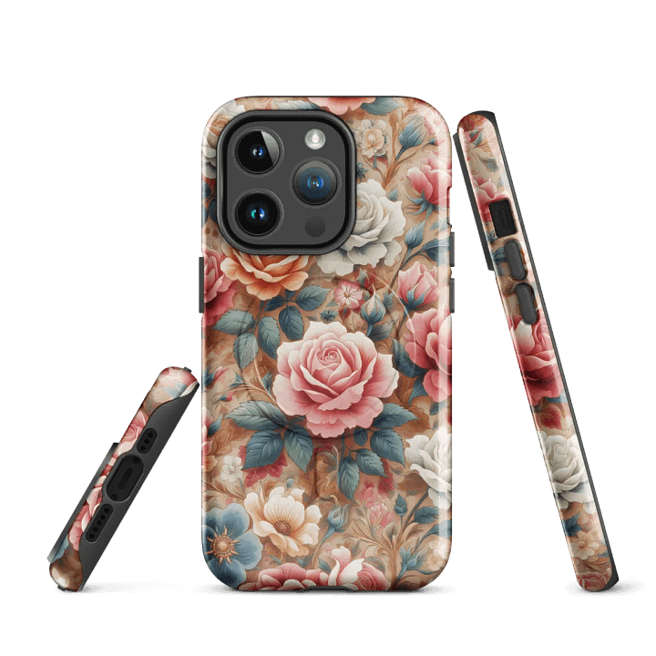 Vintage Rose Garden MagSafe® iPhone® Tough Case - Painting Artwork fit for iPhone 16 15 14 Pro Max product image (3)