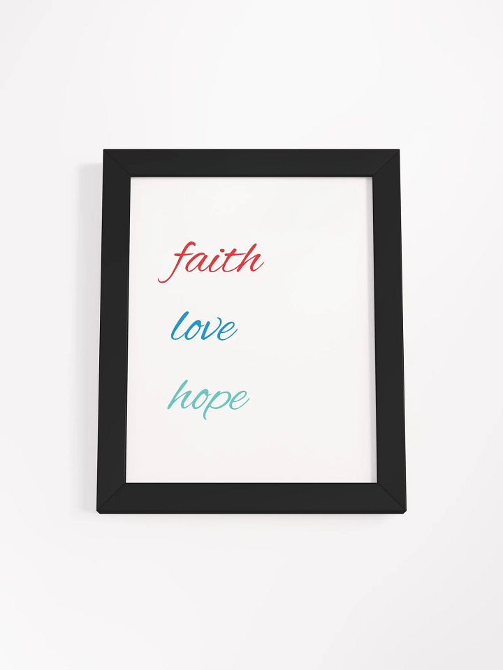 FAITH, LOVE, HOPE Faith, love, hope, faith love hope, Bible, Jesus, religion, Christianity, God, Jesus Christ, Christian, product image (2)