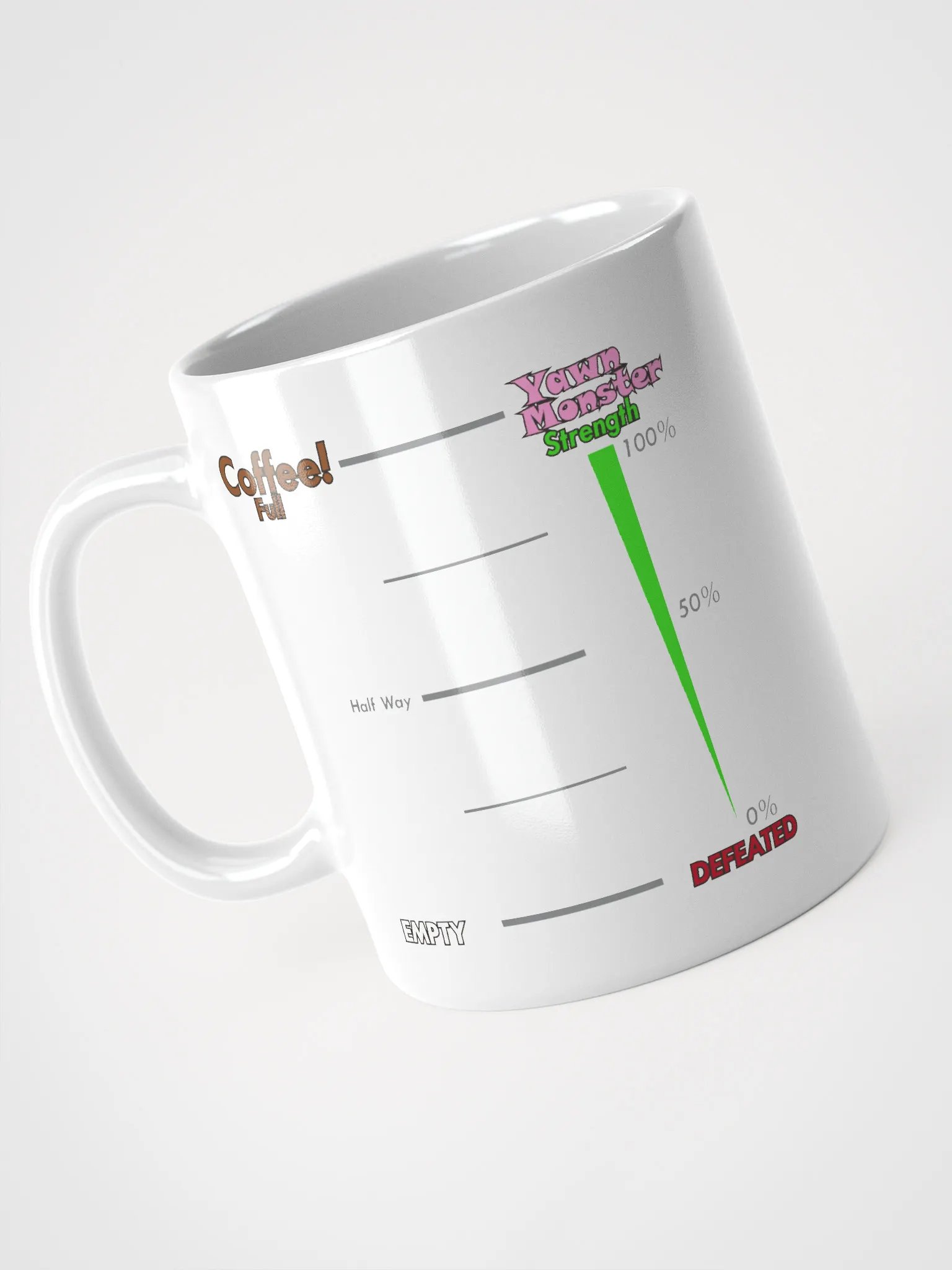 Pink Yawn Monster Coffee Cup product image (3)