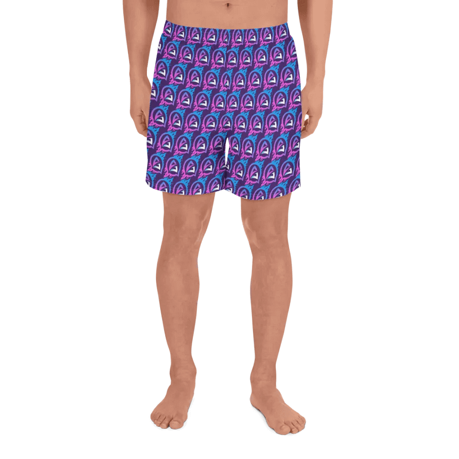 Astonished All over print Athletic Shorts product image (2)