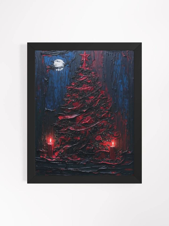 Glowing Christmas Tree Framed Print product image (4)