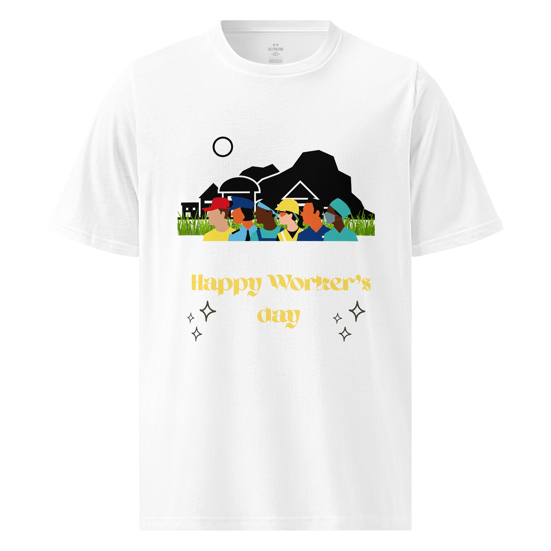 Happy Worker's Day Athletic Tribute Tee product image (1)