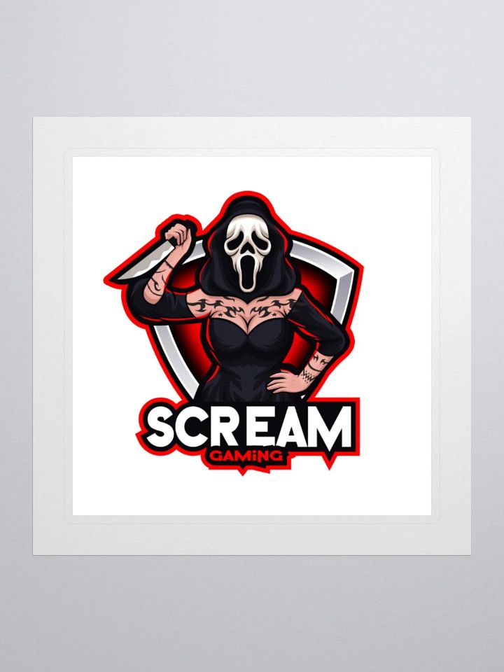 Scream Gaming Kiss Cut Stickers product image (1)