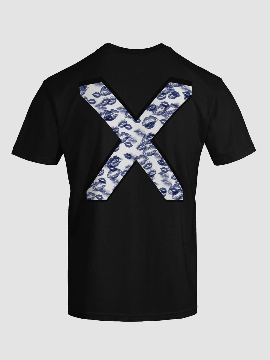 White X Dark Blue Lipstick Kisses Shirt product image (82)