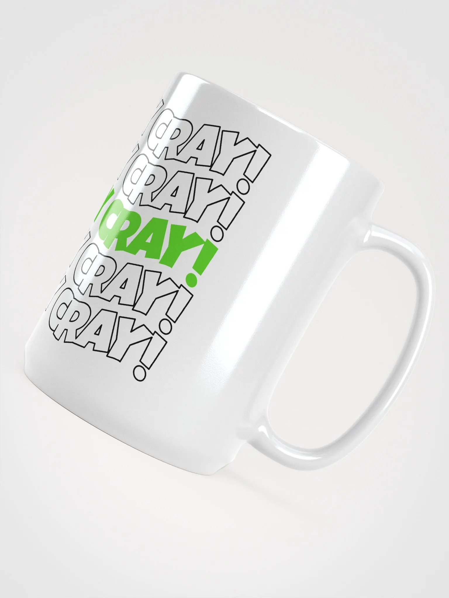 He's cray cray! Mug (green/black) product image (4)