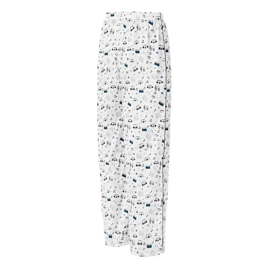 Rewind & Replay – Retro Scribble Cassette Pattern Lounge Pants product image (2)