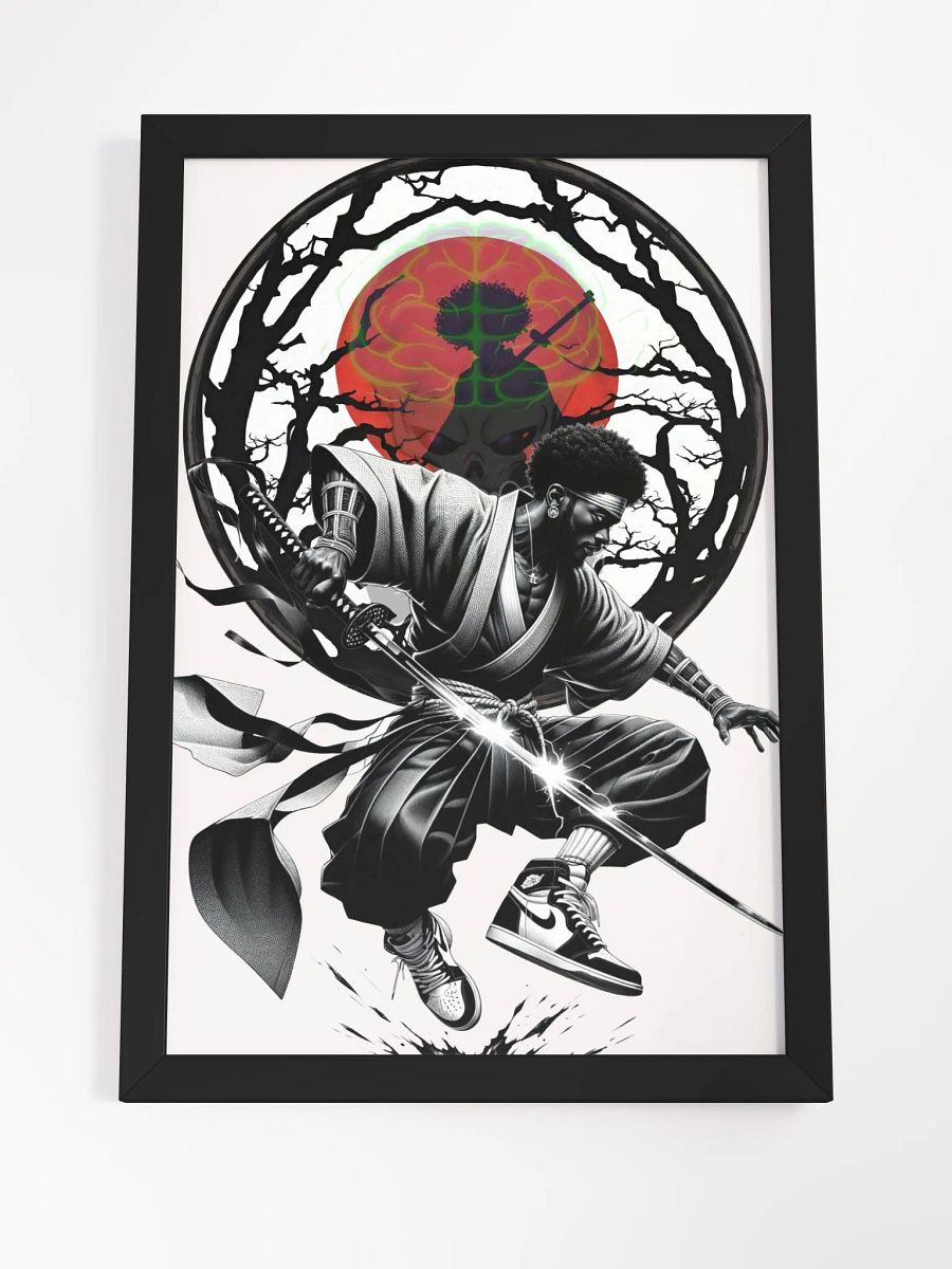Black Samurai Framed Poster product image (4)