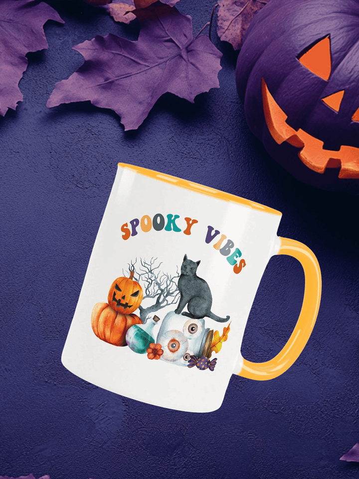 Retro Spooky Vibes Halloween Mug product image (1)