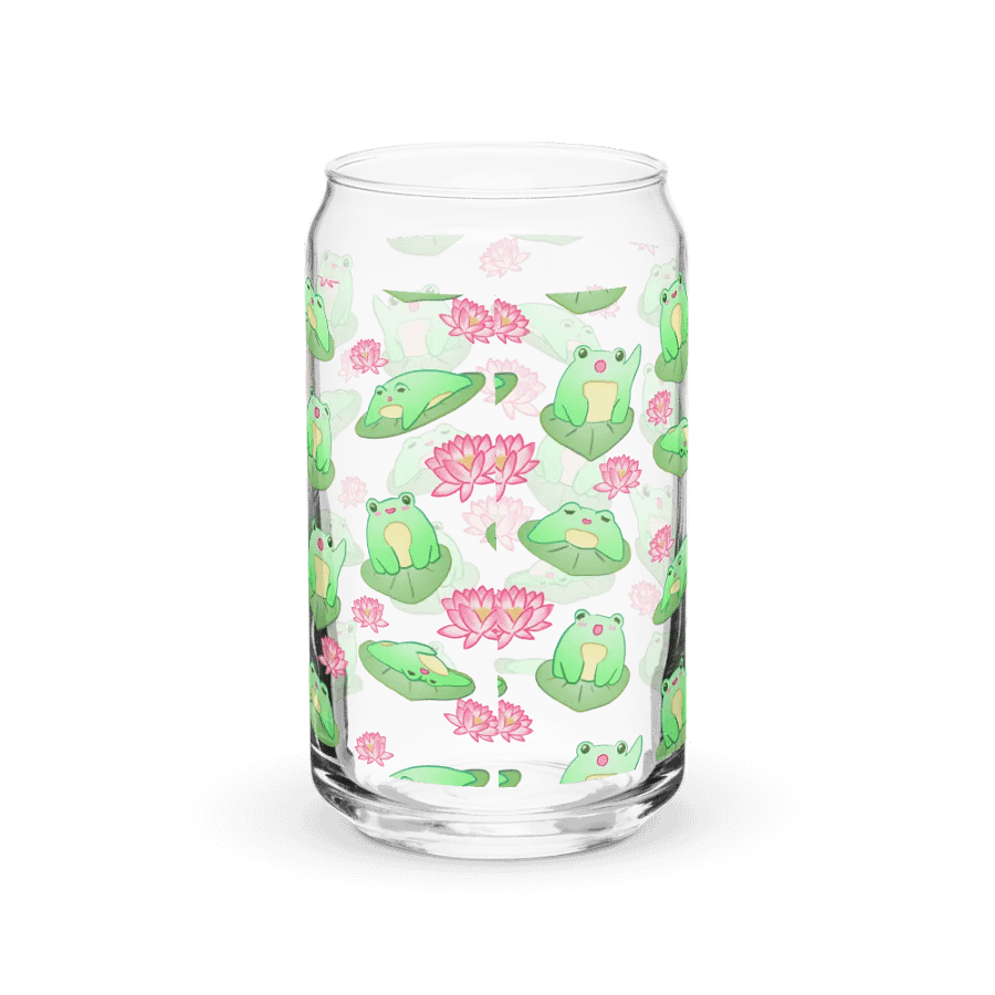 Kawaii Froggie Can Shaped Glass product image (6)