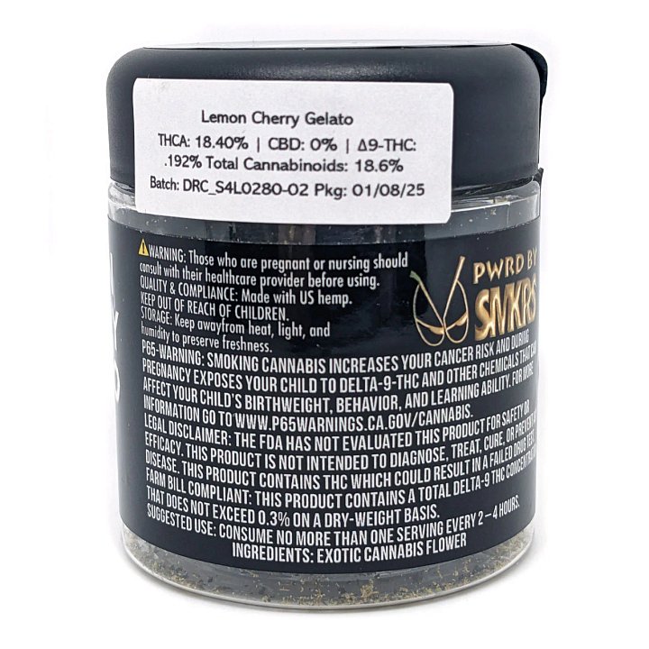 DRR THCA Flower - Lemon Cherry Gelato 3.5g (1/8oz) product image (2)