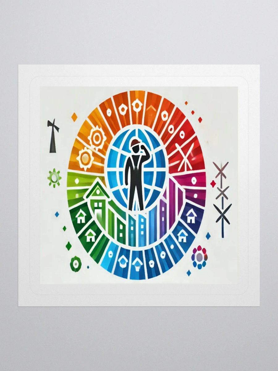 Urban Dreamscape Kiss Cut Stickers product image (2)